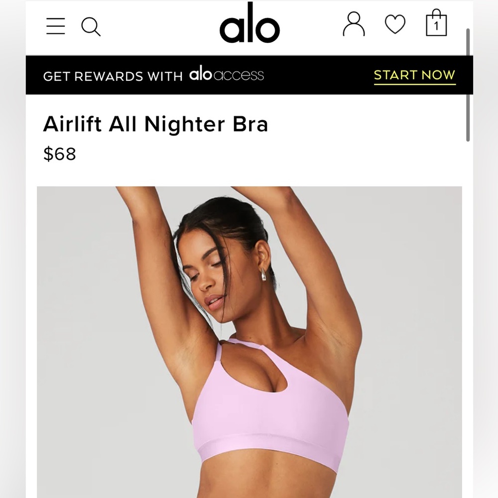 Like New - Alo Airlift All Nighter Bra 💖